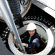 French defense minister Florence Parly touring Suffren, a nuclear-powered submarine, in Cherbourg in July 2019.